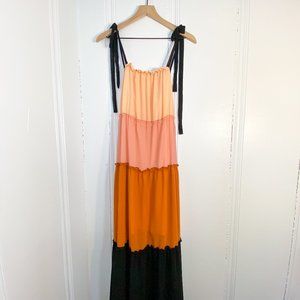 Multi-Colored Maxi Dress